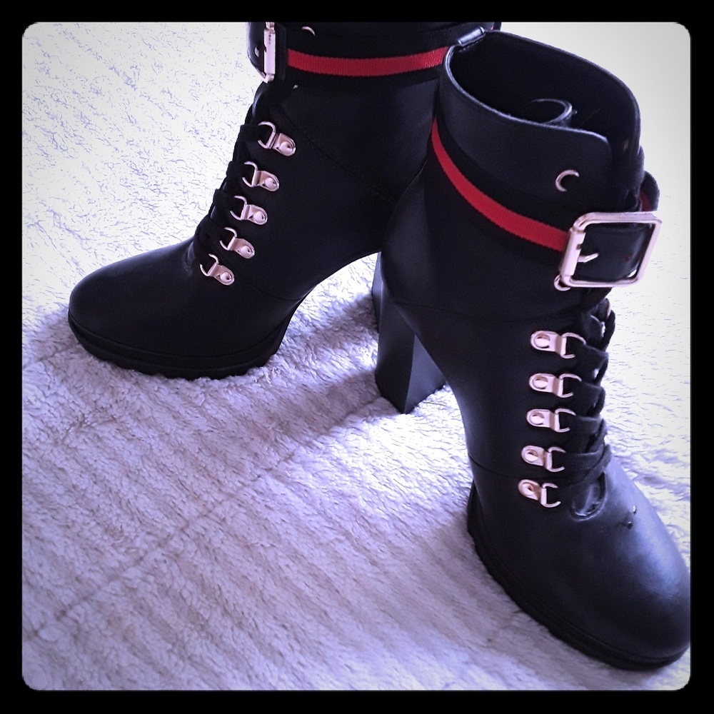 Brand new healed boots.